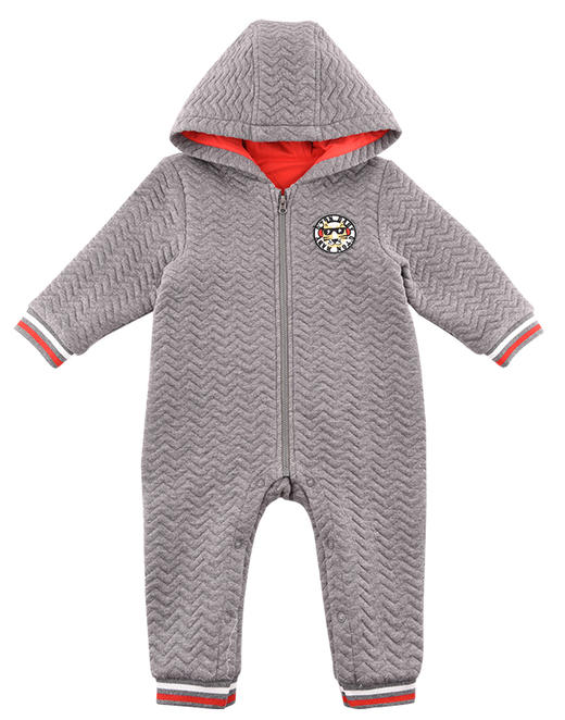 棉果果春秋季男童涤包氨空气层对开连体衣 M12722619520 商品图4