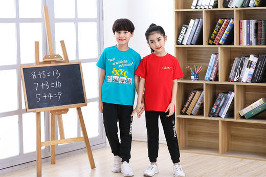 【五彩阳光】夏装圆领T恤【锦绣育才教育集团】 商品图7