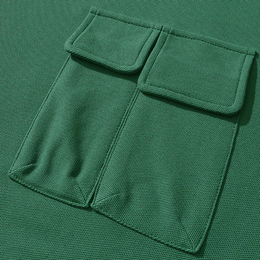 def螺纹领口袋tee