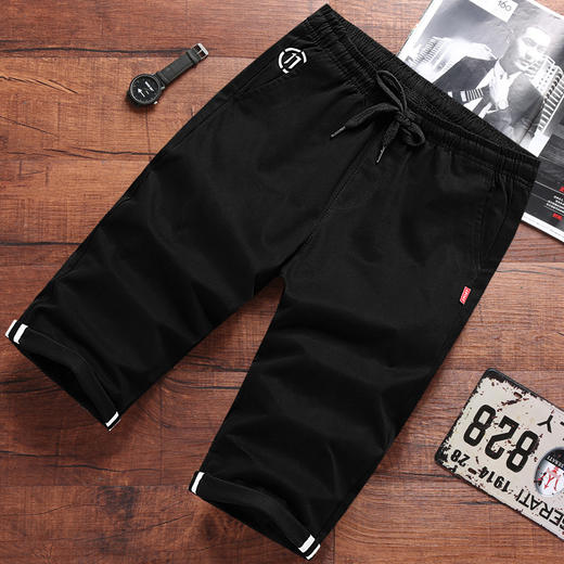 男装春夏休闲裤男士中腰七分裤修身男士裤子 商品图6