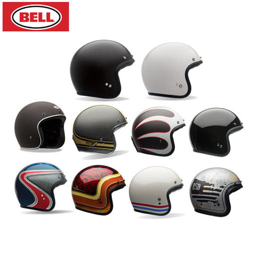 BELL CUSTOM 500复古哈雷摩托车机车3/4半盔安全头盔跑盔 商品图0