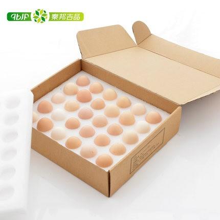 秦邦吉品 有机草鸡鸡蛋 30枚/盒 商品图2
