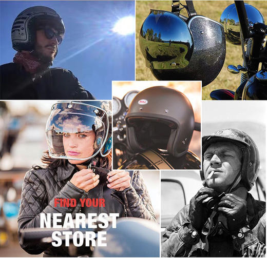 BELL CUSTOM 500复古哈雷摩托车机车3/4半盔安全头盔跑盔 商品图3