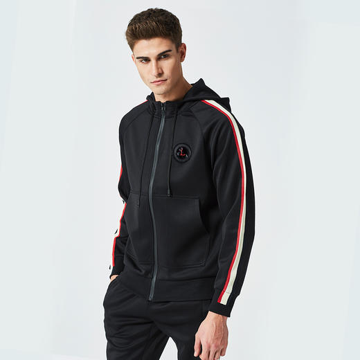 春秋大码男式休闲套装连帽卫衣套装户外运动服饰 商品图4