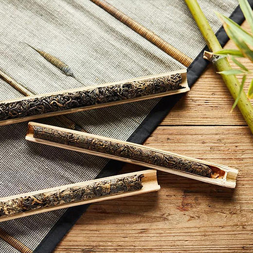 万殊堂香竹茶500年勐库大叶种古树濒临失传的香竹茶