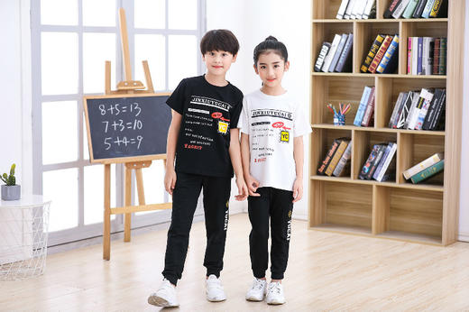 【五彩阳光】夏装圆领T恤【锦绣育才教育集团】 商品图3