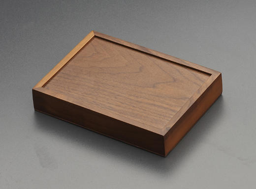 【实木泉匣】黑胡桃横向双枚装明泰大布币钱币盒(MH2H) 商品图4