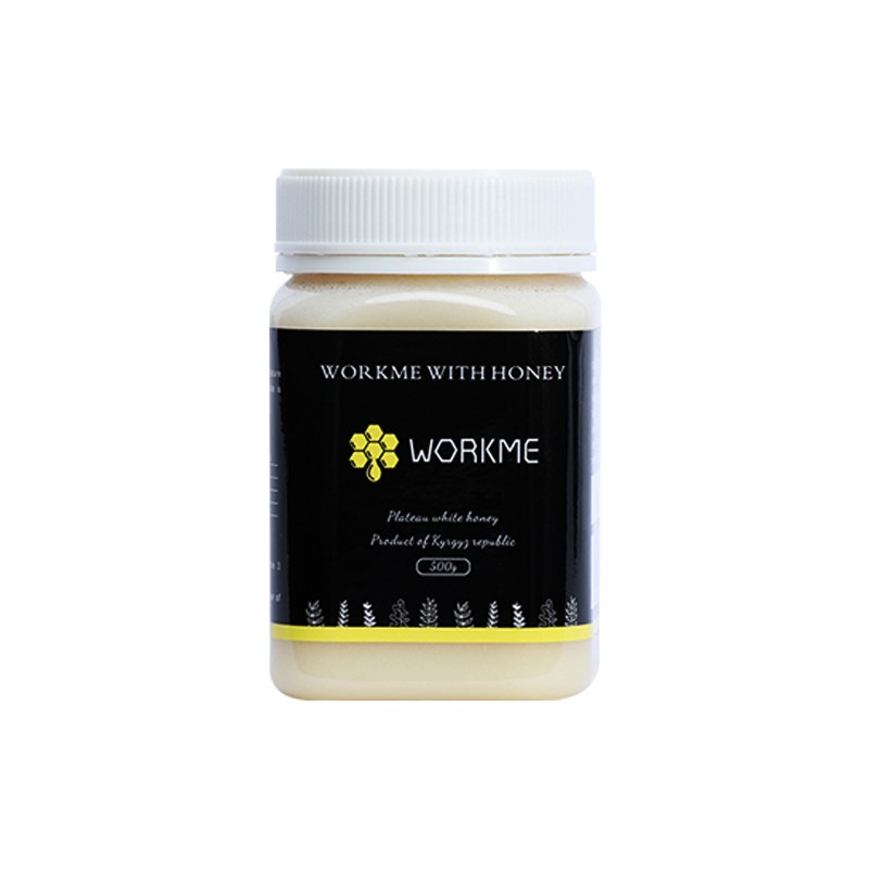 WORKME/维德蜜 皇室天鹅绒高山白蜜 500G 白瓶装有票JPY带授权招加盟代理