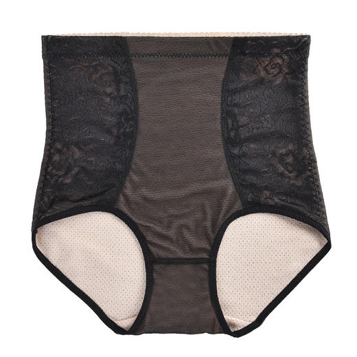 RD-0885中高腰女士产后塑身收腹裤蕾丝提花塑身裤提臀束身美体收腹塑身裤 商品图4