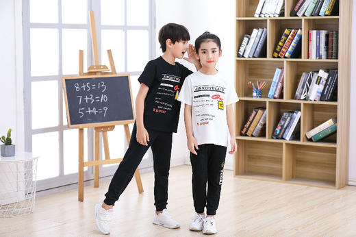 【五彩阳光】夏装圆领T恤【锦绣育才教育集团】 商品图4