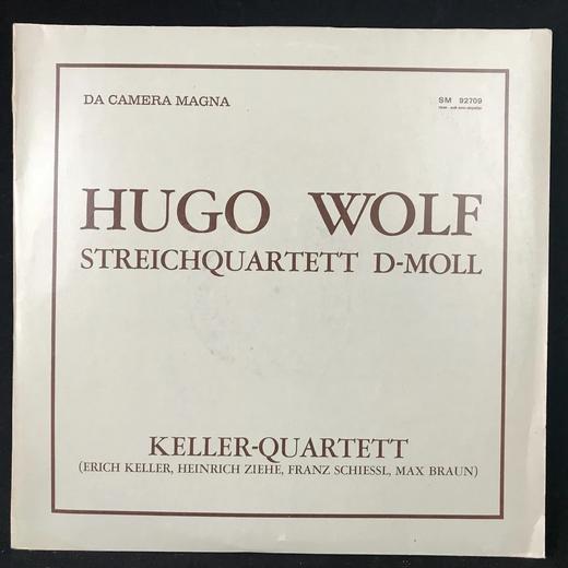 LP黑胶唱片 沃尔夫《d小调弦乐四重奏》 凱勒四重奏乐团录制 商品图0