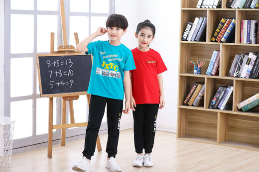 【五彩阳光】夏装圆领T恤【锦绣育才教育集团】 商品图6