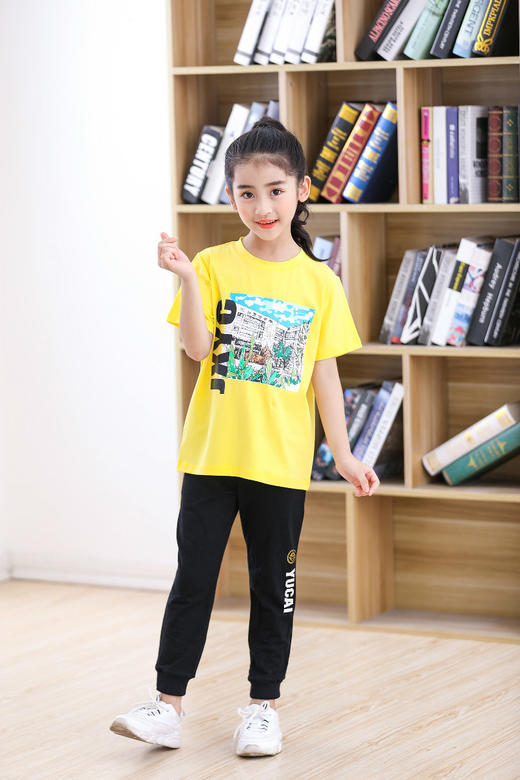 【五彩阳光】夏装圆领T恤【锦绣育才教育集团】 商品图10