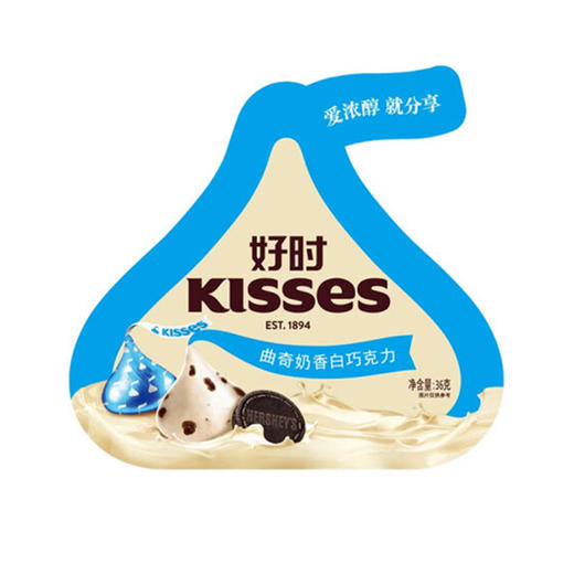 【亚欧超市】好时曲奇奶香白巧克力36g 商品图0