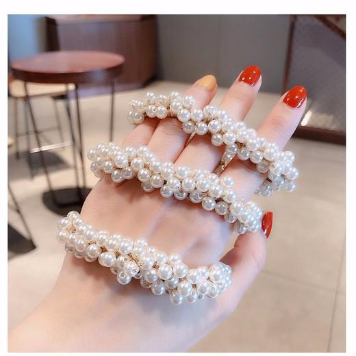 唯美公主风珍珠发圈， 商品图2