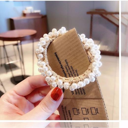 唯美公主风珍珠发圈， 商品图5