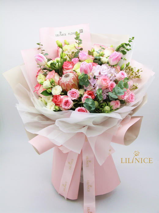 "初恋18岁"韩式鲜花花束