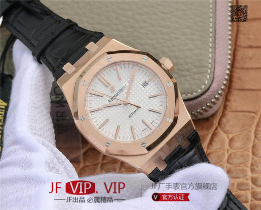 OM爱彼皇家橡树15400系列 原版1-1开模。男士腕表，皮表带，自动机械机芯，透底。 商品图1