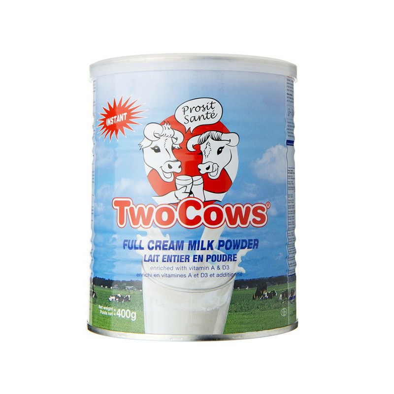 TWO COWS 淘高斯 双牛成人全脂高钙奶粉 400G直邮JPY带授权招加盟代理