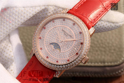 百达翡丽复杂功能系列4968女士手表。海鸥克隆组装215 PS LU手动机械机芯,33.3毫米直径，镶嵌施华洛世奇钻 商品图2