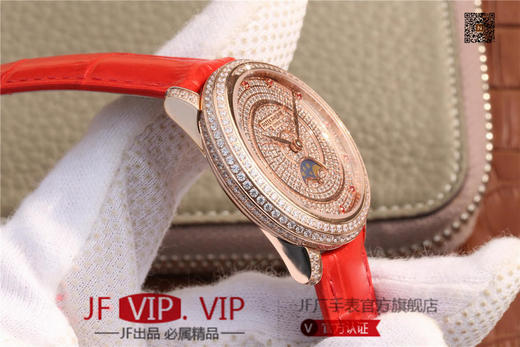 百达翡丽复杂功能系列4968女士手表。海鸥克隆组装215 PS LU手动机械机芯,33.3毫米直径，镶嵌施华洛世奇钻 商品图4