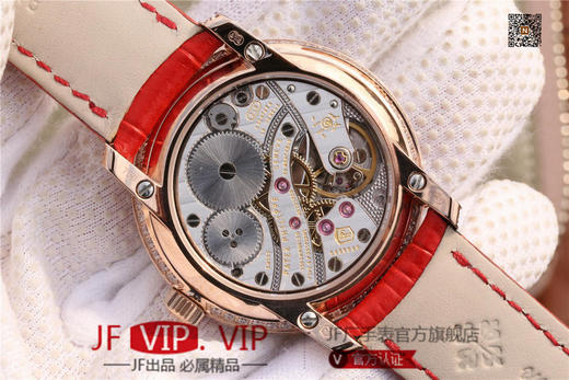 百达翡丽复杂功能系列4968女士手表。海鸥克隆组装215 PS LU手动机械机芯,33.3毫米直径，镶嵌施华洛世奇钻 商品图6