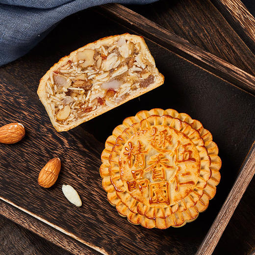 精品伍仁月饼187.5g单个散装中秋月饼 商品图1