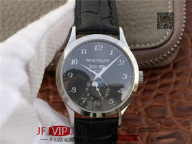 KM百达翡丽 复杂功能计时5396系列 全新开模V2版本上新！男士腕表，皮表带，自动机械机芯，透底