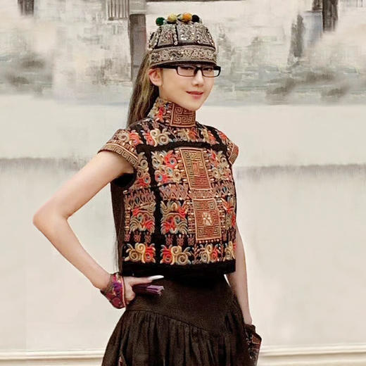 开唐刺绣短款上衣 | 杨老师同款 | 圆领 V领 | 经典款 商品图1