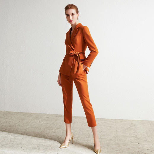 IWY/ 焦糖色西服、西裤CP9328 商品图6