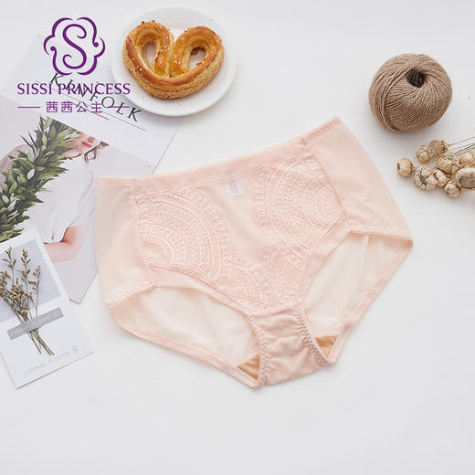 包臀  轻薄蕾丝   底档竹炭纤维  花开彼岸美臀裤 商品图1