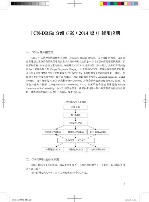 CN-DRG分组方案（2018版）编著：国家卫生健康委员会医政管理局、北京市卫生计生委信息中心 北医社 商品图4