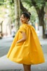 AtelierMissLu / Avery-流心黄褶领连身裙 商品缩略图2
