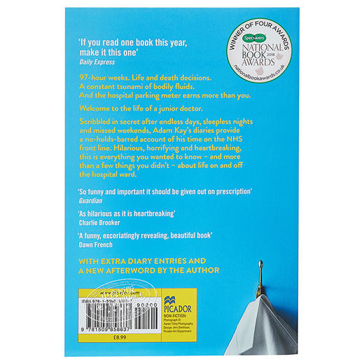 【中商原版】笑喷之弃业医生日志 英文原版 This is Going to Hurt / Adam Kay 英式幽默 英国脱口秀 comedy 喜剧 商品图1