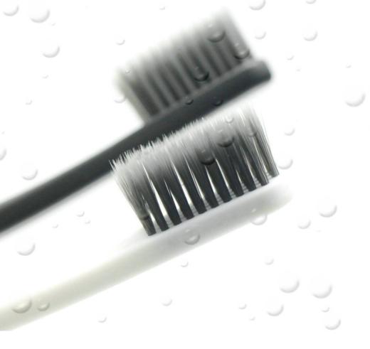 【5支装】YILANMEI简约竹炭软毛牙刷 商品图0