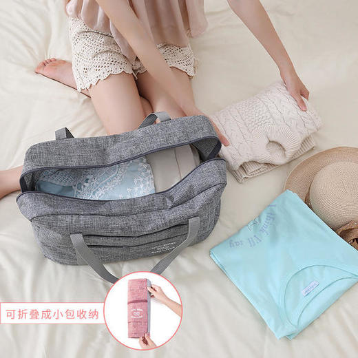 HY-HY003001防水折叠超大容量手提旅行单肩行李拉杆包 商品图3