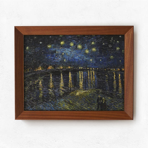 伽罗 JALO 挂画-梵高-罗纳河上星光灿烂的夜晚 P135/P136（预计天10天内发货） 商品图0