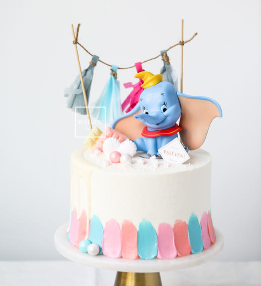 小飞象定制蛋糕玩偶单独独立包装