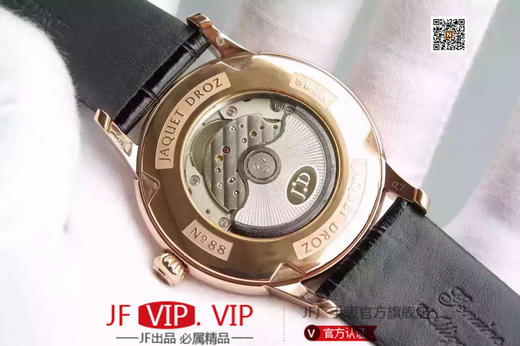 MKS雅克德罗，两地时腕表，进口9015全自动机械机芯，目前最稳定的机械机芯，0返修，超薄系列，外壳采用316L精钢 商品图7