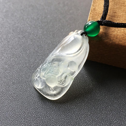 高冰到玻璃种翡翠荷花和和美美 商品图0