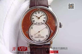 TW雅克德罗GRANDE SECONDE ENAMEL系列经典！全自动机械机芯，透底，男表，精钢外壳，小牛皮表带！