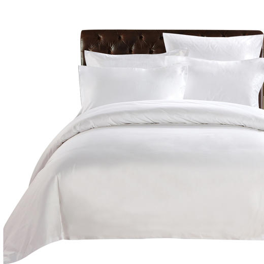 【床品套装】维也纳酒店同款被套+同款床单  纯白色 （尺寸可选） 商品图4