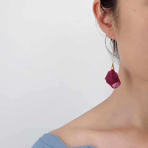 北京仓｜Vlum-Deliee-黑加仑紫 耳线［法国设计师］ 商品图2