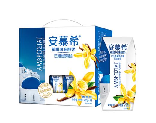 【亚欧超市】伊利安慕希香草希腊风味酸奶205g 商品图1