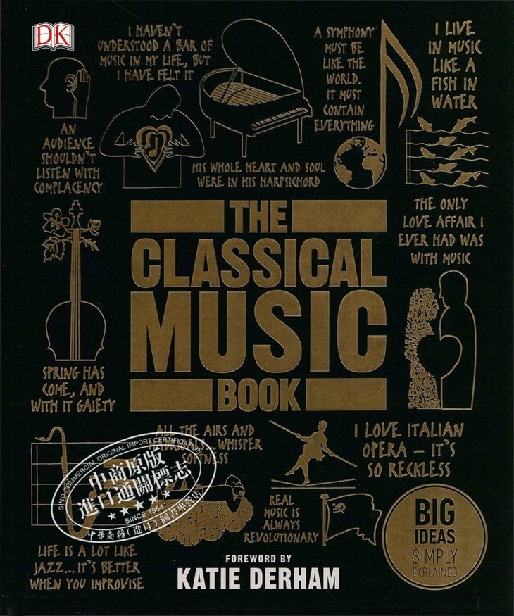 中商原版dk百科书籍古典音乐百科英文原版classicalmusicbookbigideas