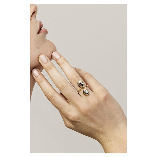 J.HARDYMENT | Double Petal Curlicue Ring [戒指] 商品图1