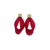 北京仓｜Vlum-Petale-石榴红 耳夹（无需耳洞）［法国设计师］ 商品缩略图0