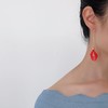 北京仓｜Vlum-Petale-树莓红 耳线［法国设计师］ 商品缩略图2