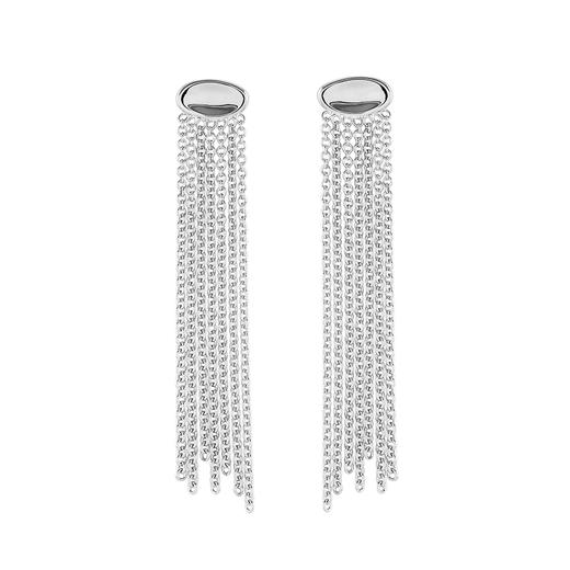 J.HARDYMENT | Oval Thumbprint Chain Fringe earrings [耳环 玫瑰金] 商品图2