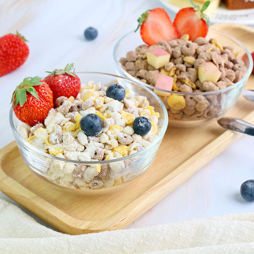 【皇麦世家】早餐速食冲饮懒人即食谷物脆圈干吃烘焙燕麦片小袋装 商品图4